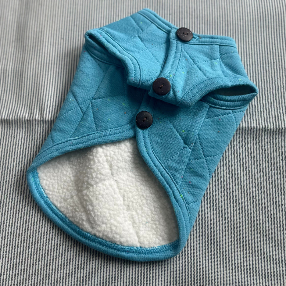 CANICHE Quilted Fluffy Vest detail 7