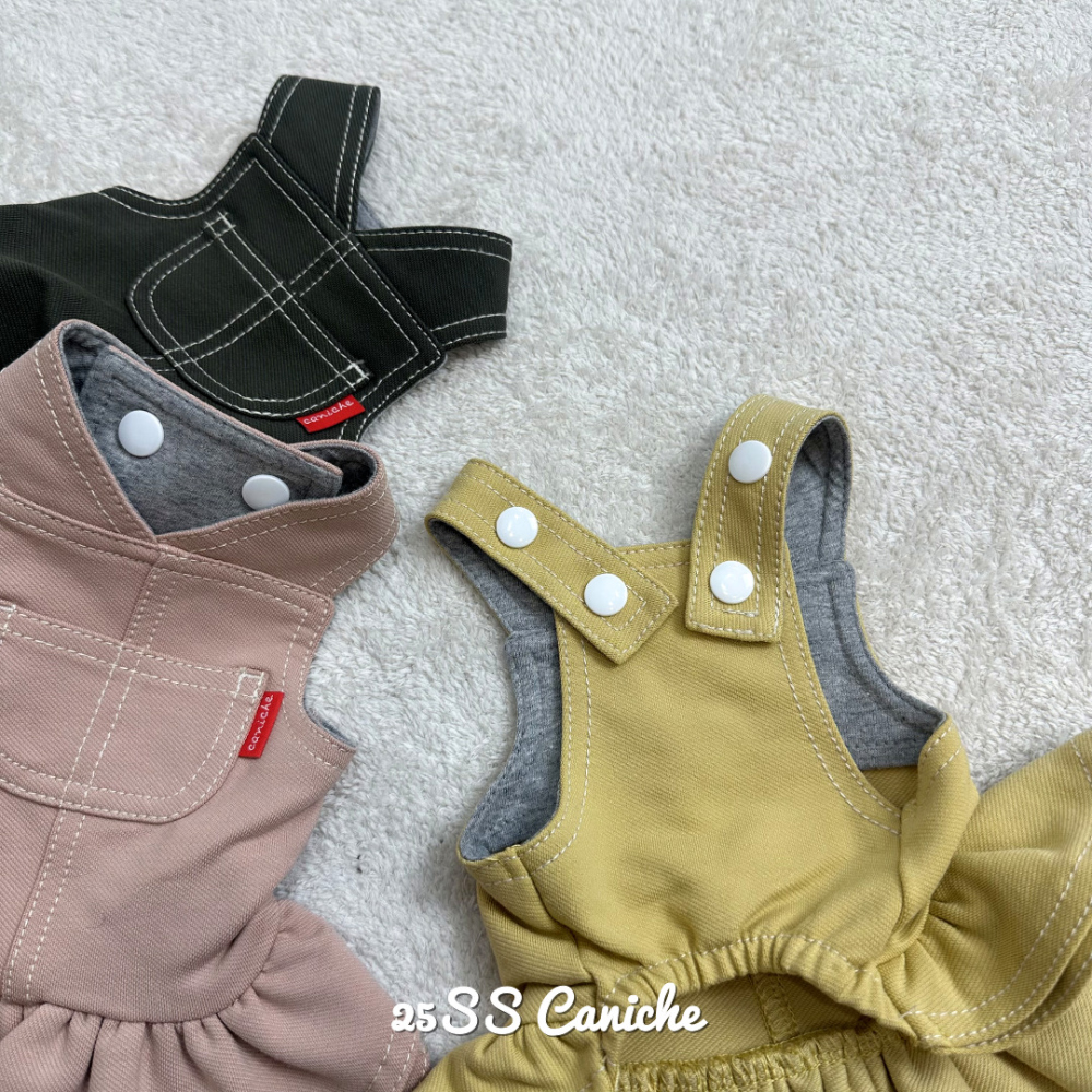 CANICHE Pastel Overalls detail 4