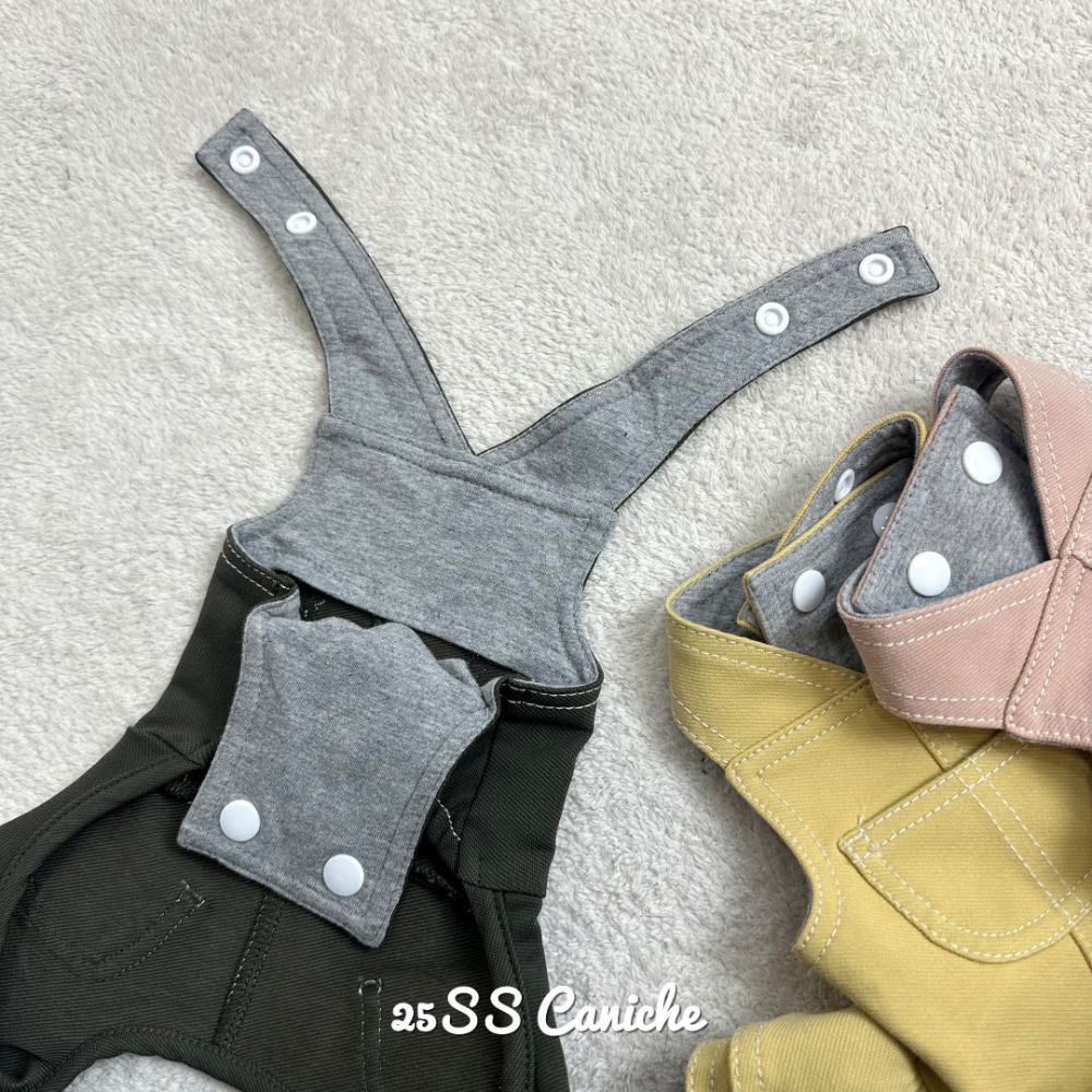 CANICHE Pastel Overalls detail 7
