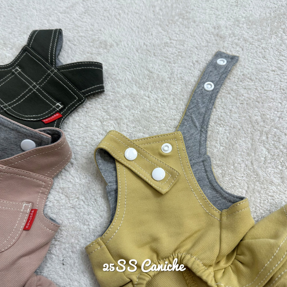 CANICHE Pastel Overalls detail 5