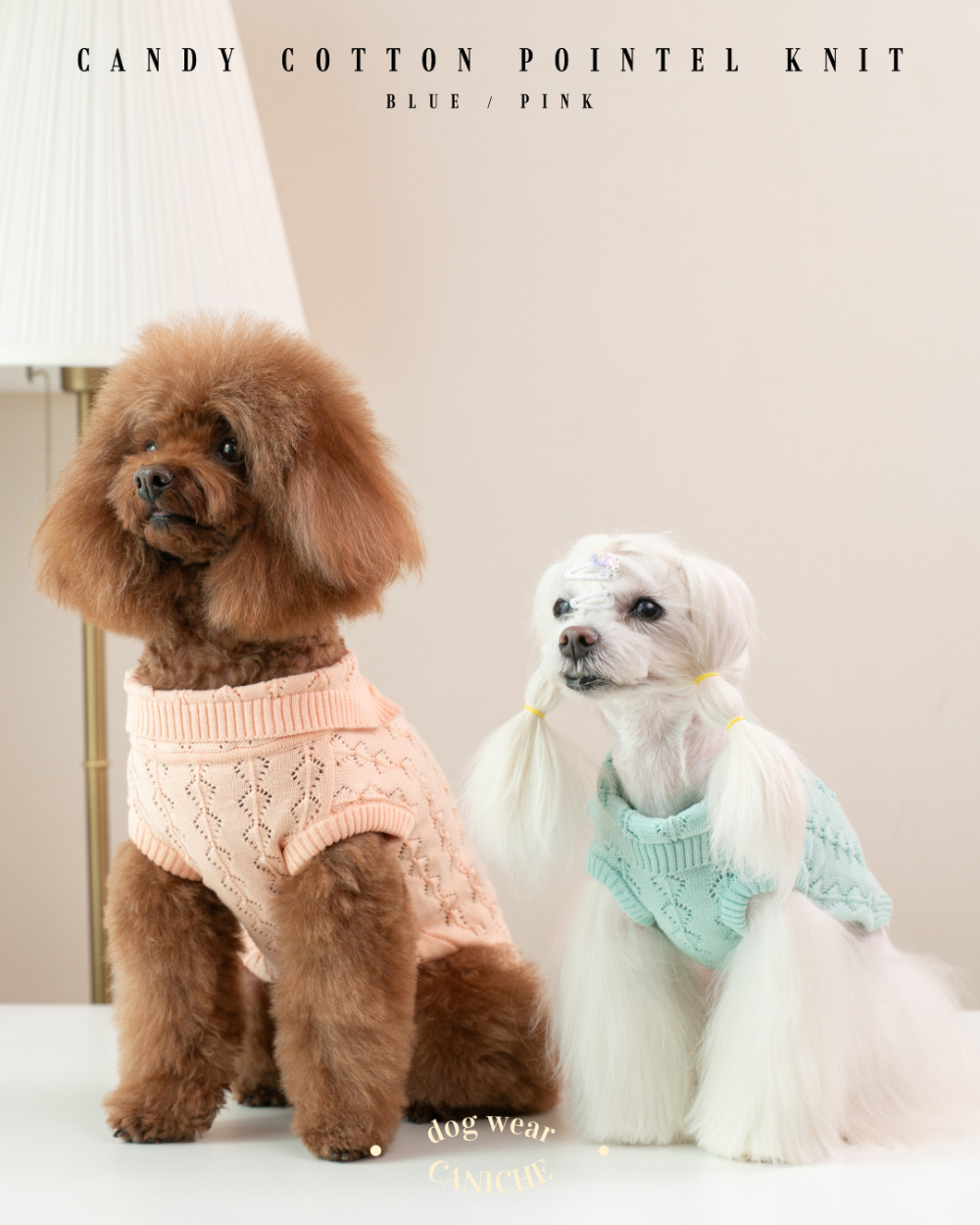 CANICHE Candy Cotton Pointelle Knit detail 9