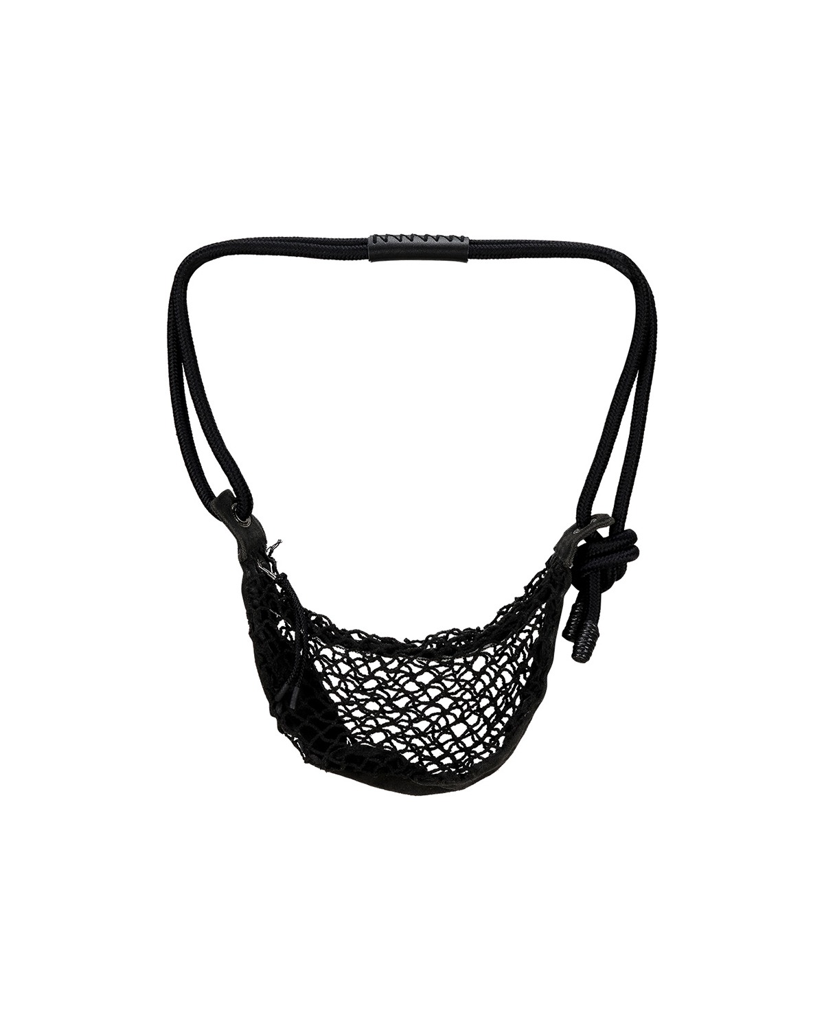 Netting Sling Bag (Black) detail 1