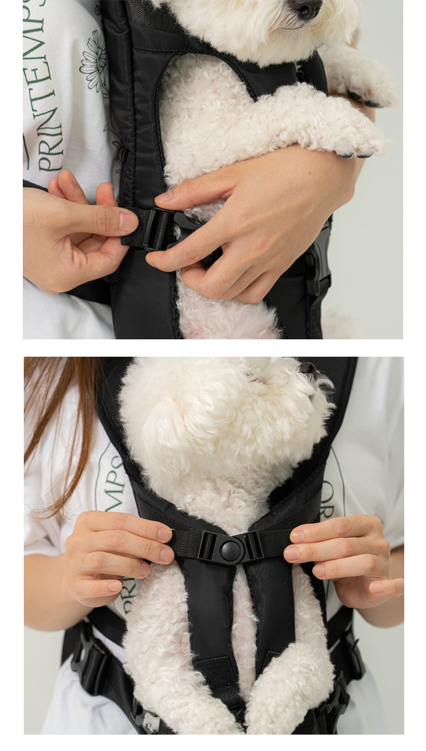 PETTAIL Trekking Front Carrier Sling Backpack detail 24