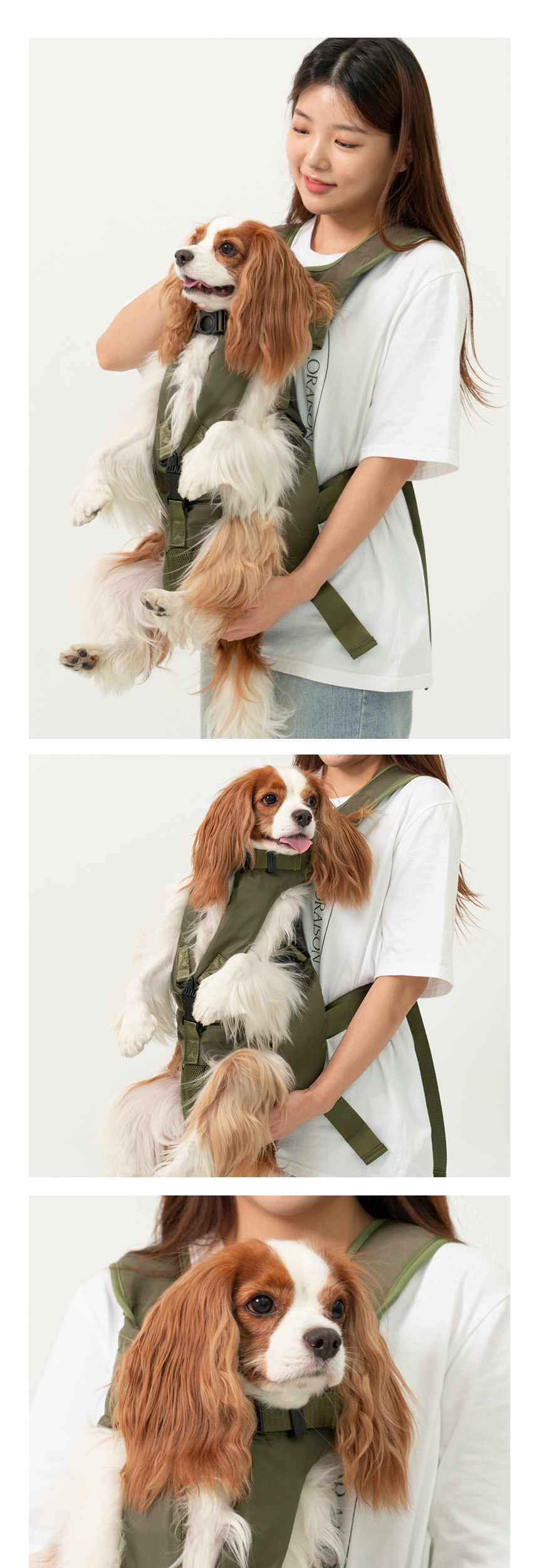 PETTAIL Trekking Front Carrier Sling Backpack detail 27