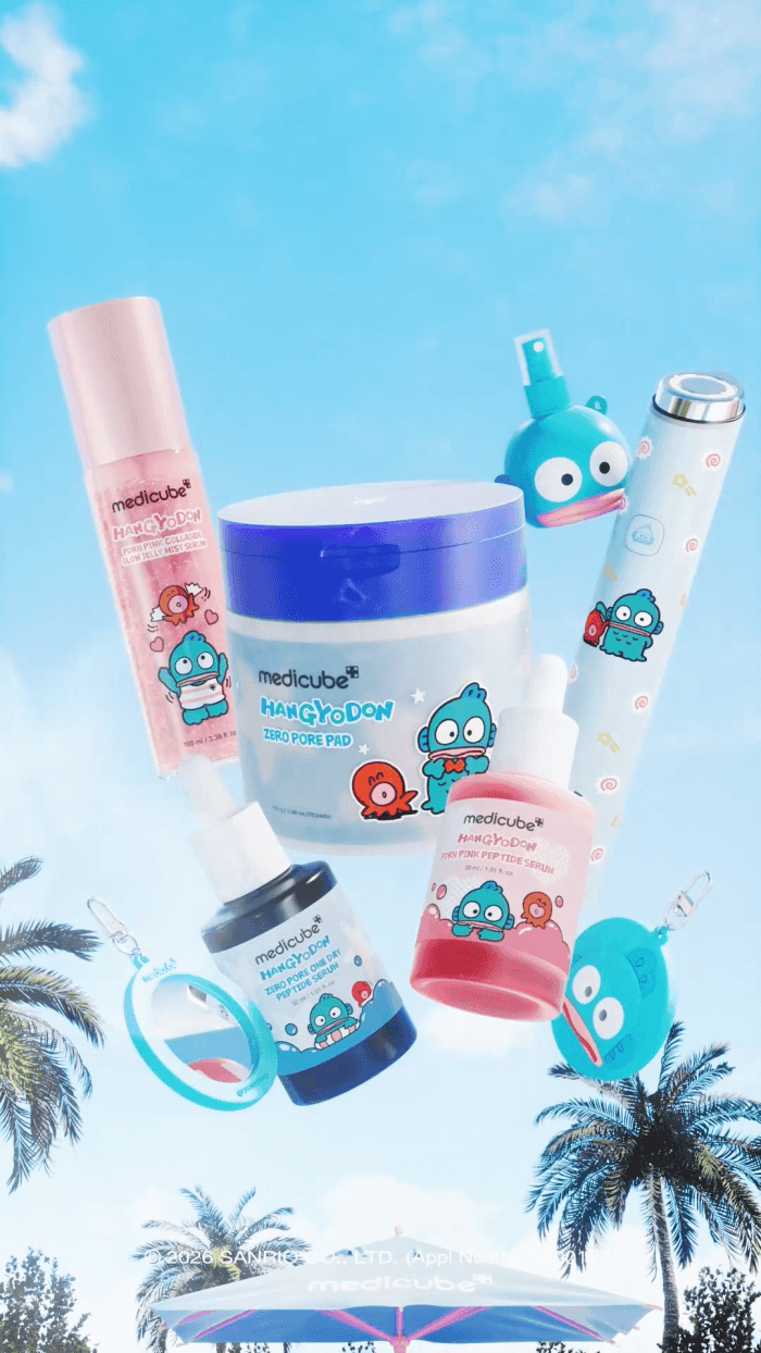 Medicube PDRN Pink Peptide Ampoule 30ml Refill Set (+50ml Refill + Mirror Keyring) detail 1