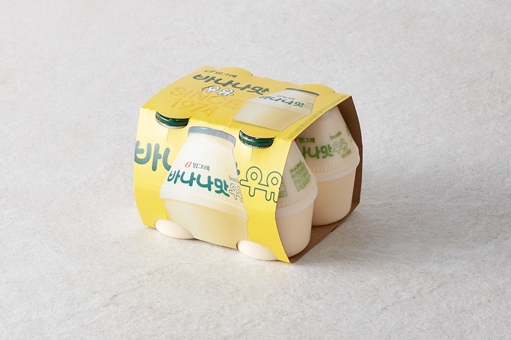 Binggrae Banana Milk 240mL x 4 detail 1