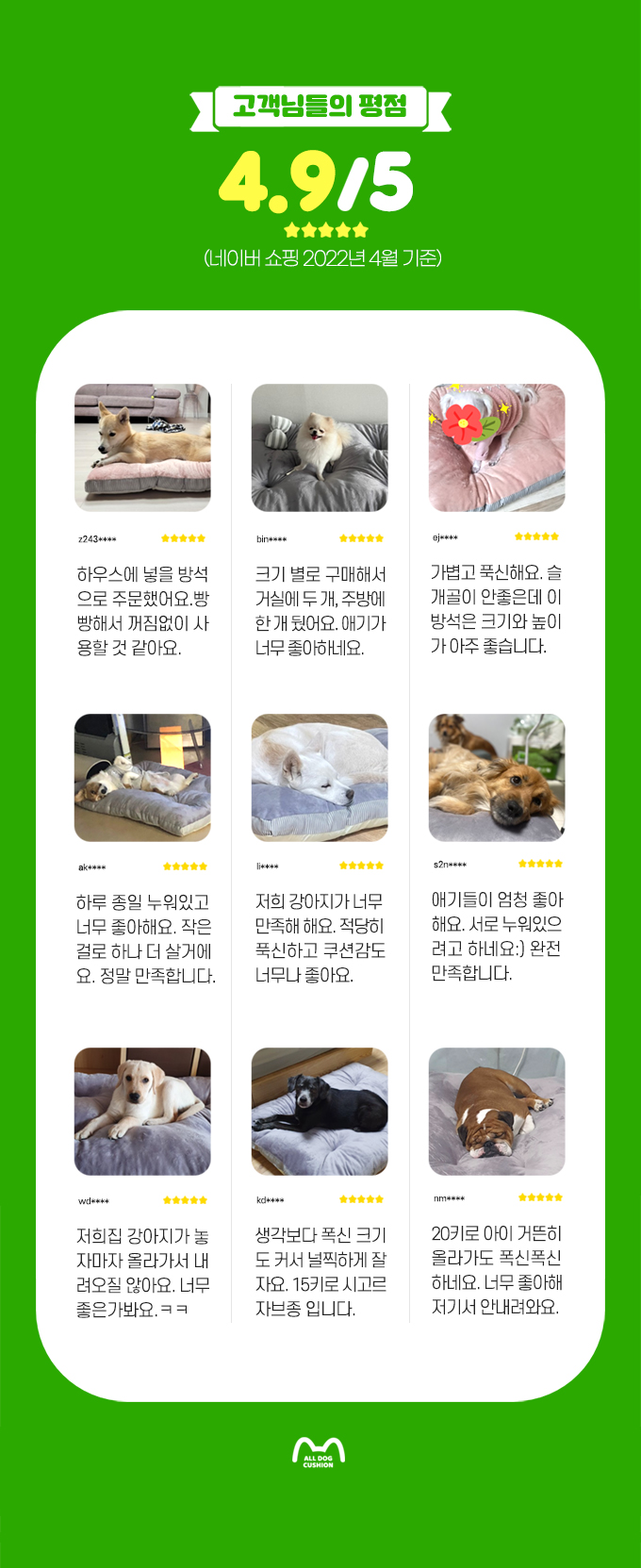 PETTAIL All-Dog Cushion Bed detail 2