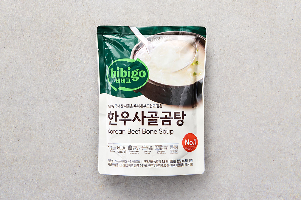 bibigo Korean Beef Bone Broth (Hanwoo Gomtang) 500g detail 1