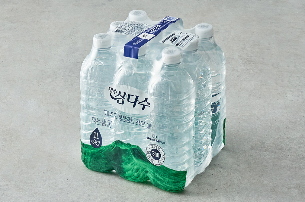 Jeju Samdasoo Label-Free Water 1L x 9 detail 1