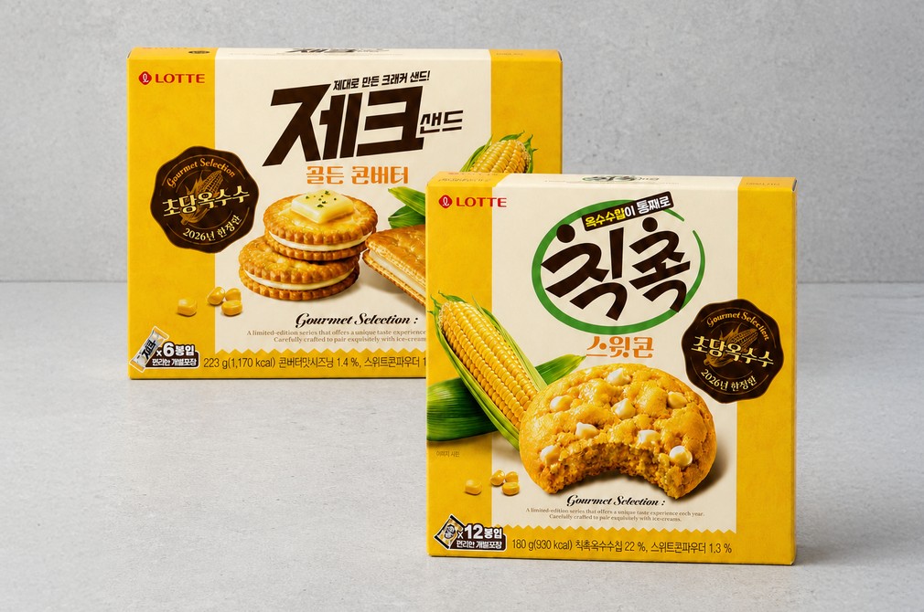 Lotte Chodang Sweet Corn Snack (Choice of 2) detail 1