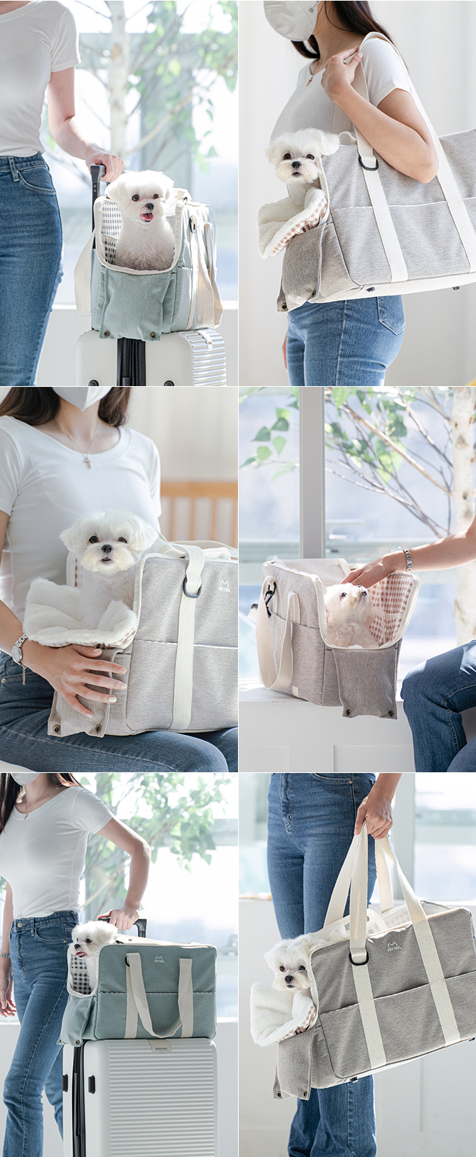 PETTAIL Macaron Pet Carrier Bag detail 3